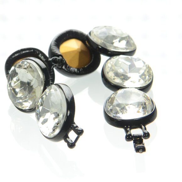 Kenneth Jay Lane Crystal Headlight Bracelet - Picture 5 of 12